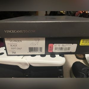 Good used condition Womens Vince Camuto Black Paden heels Size 7